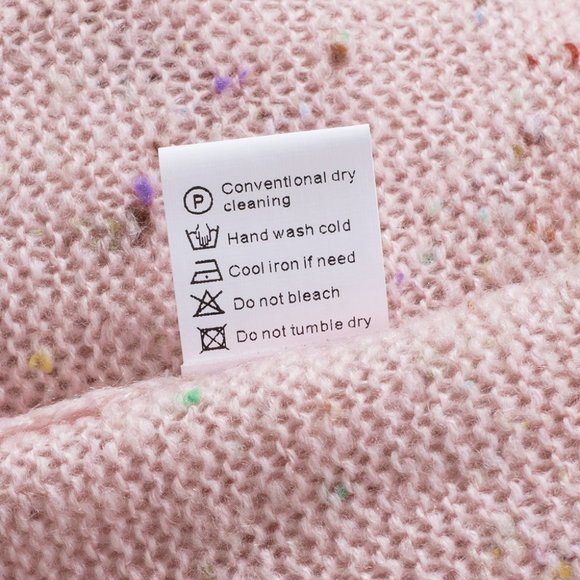 Pink Pilling Detail Patterned Sleeve Sweater - Picture 15 of 16